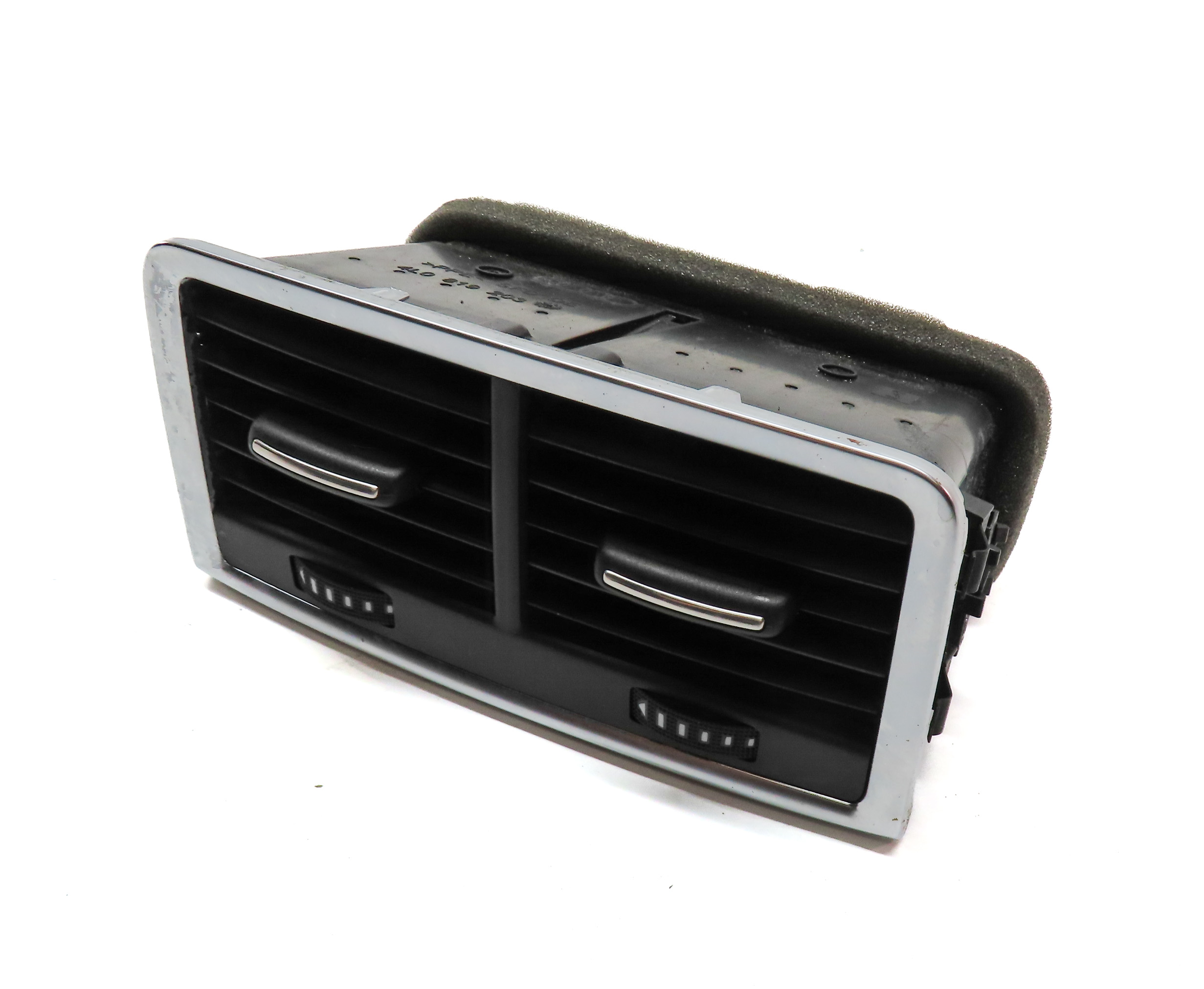 2013 AUDI Q7 (4L) REAR CENTER CONSOLE HEAT AIR AC HVAC DUAL VENT (Black) — exact item pictured